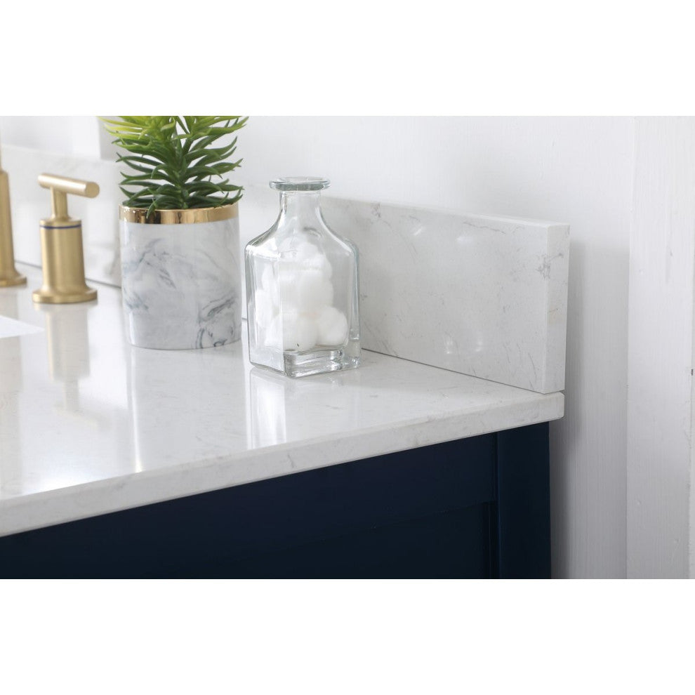 Elegant Decor Sinclaire Bathroom Vanity Blue