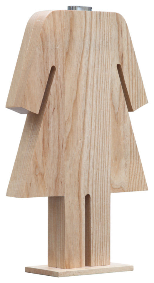 Modern Classics Person Table Lamp Female, Natural