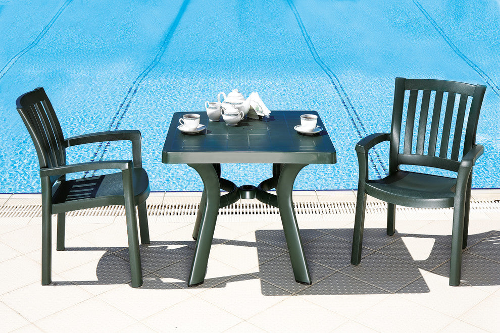 Compamia Sunshine Outdoor Dining Armchairs, Set of 2, Green