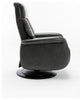 Orleans Recliner, Charcoal Air Leather