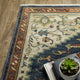 Fabienne Medallion Indoor Area Rug, Blue, 9'10"x12'10"