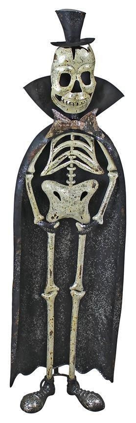 Day of The Dead King Metal Skeleton