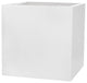 Dixon Square Cube Planter Box, White, 12"x12"x12"
