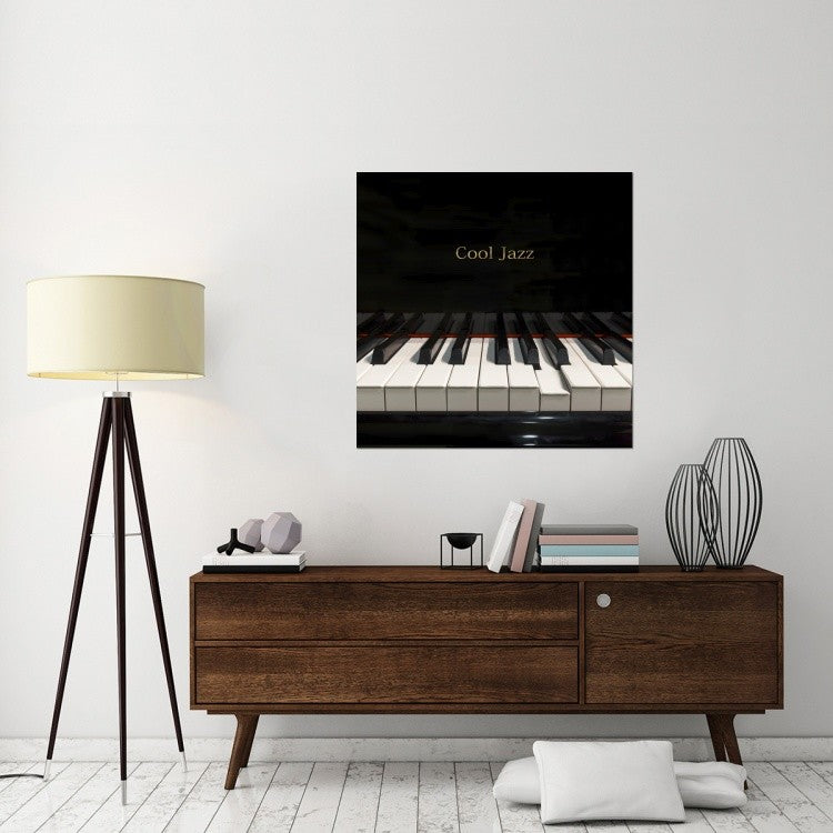 "Cool Jazz" Stretched Canvas Giclee by Steven Hill, 40x40"
