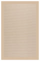 Zoe-Beach Sisal Machine Tufted Rectangle Rug, Ecru, 8''x8''