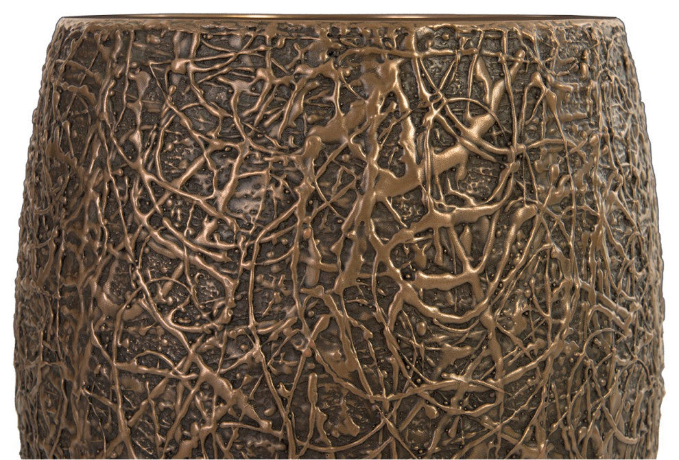 String Theory Planter, Bronze, Small