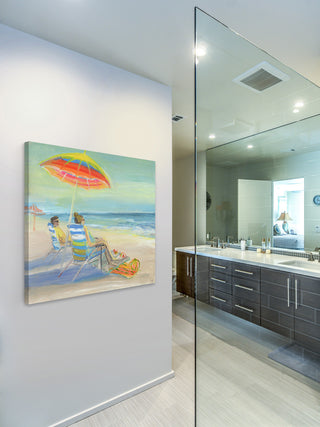 "The Best View" Painting Print on Wrapped Canvas, 40"x40"