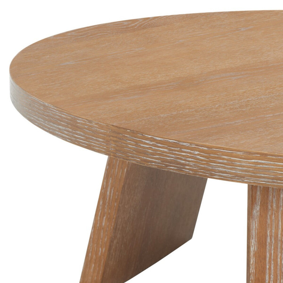 Safavieh Couture Julianna Wood Coffee Table, Rustic Oak
