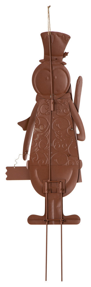36"H Metal Penguin Yardstake or Standing Decor or Wall Decor