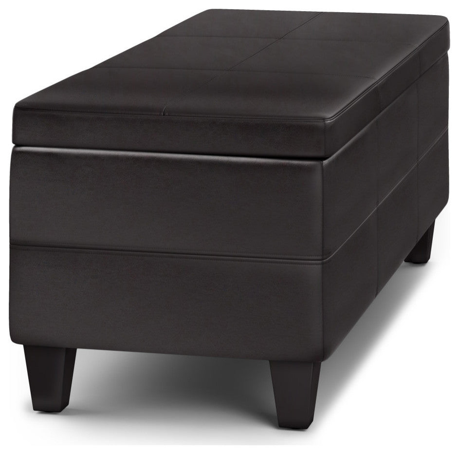 Avalon Lift Top Rectangular Storage Ottoman