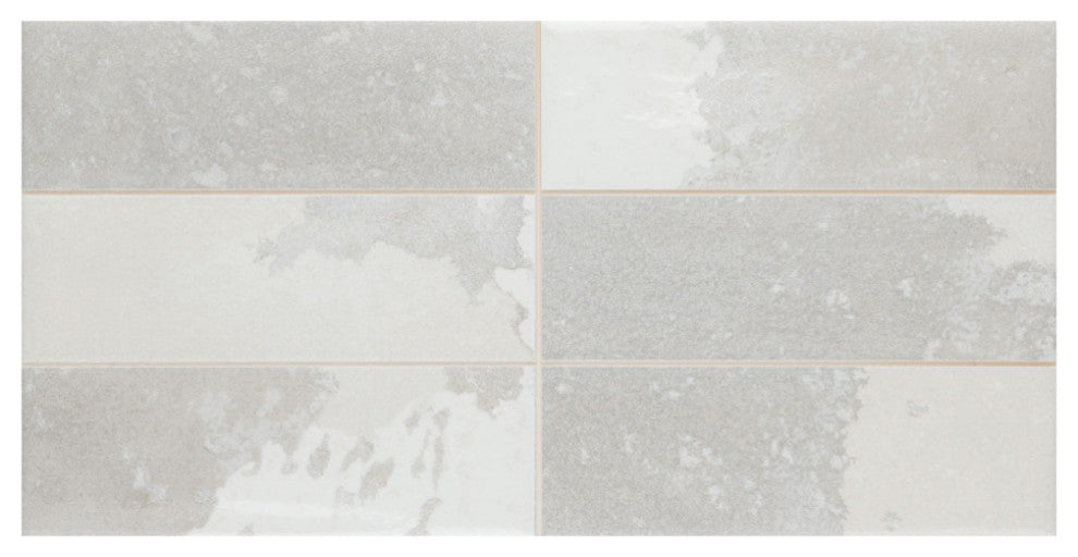 Kings Luxe Tradition Brick Silver Ceramic Wall Tile