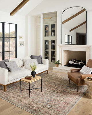 Loloi II Adrian Ocean/Clay Area Rug, 7'6"x9'6"