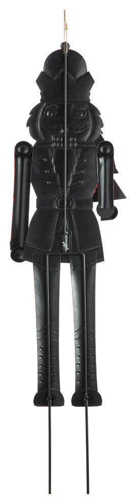 43.25"H Metal Christmas Nutcracker Yard Stake