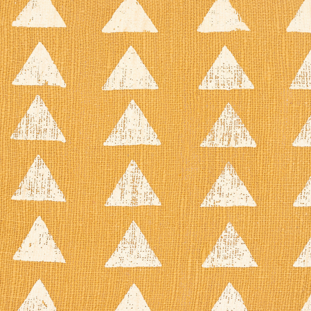 Surya Malian Pillow Shell With Polyester Insert 18"H X 18"W - Mustard