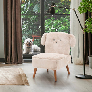Michael Amini Puppy Accent Chair - Stone/Capri