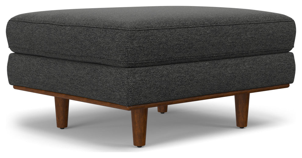 Morrison 72" Sofa and Ottoman Set, Charcoal Grey, 72"