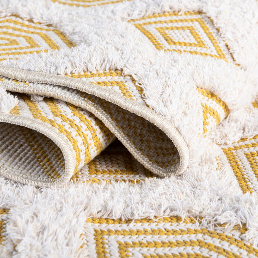 Unique Loom Sabrina Soto Casa Havana Area Rug, Yellow, 9' 10 X 12' 0 Rectangular