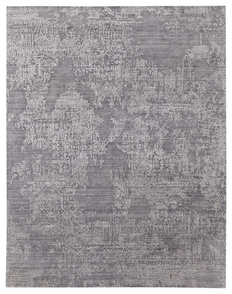 Kinton Modern Abstract, Gray, 2'6"x14' Runner
