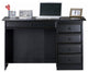 Eagle Furniture Coastal Single-Pedestal Computer Desk, Havana Gold
