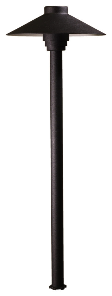 LED Landscape Light Large Hat BPL309 in Black Finish