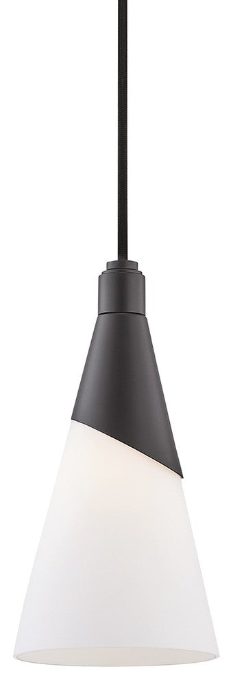 Parker 1-Light Pendant, Glossy Black