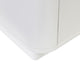 Modern 60" Fireplace Console Entertainment, White