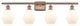 Innovations 516-4W-AC-G651-6-LED 4-Light Bath Vanity Light, Antique Copper
