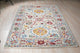 Ivory Transitional Floral Suzani Area Rug