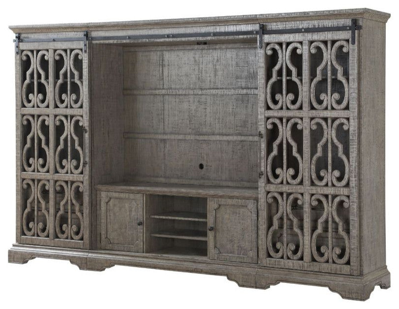Acme Artesia Entertainment Center Salvaged Natural Finish