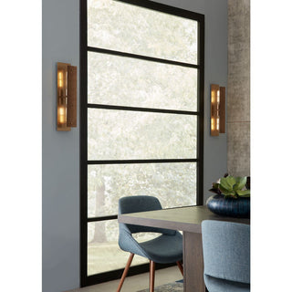 Lusail Collection 2-Light Soft Gold Luxe Industrial Wall Sconce