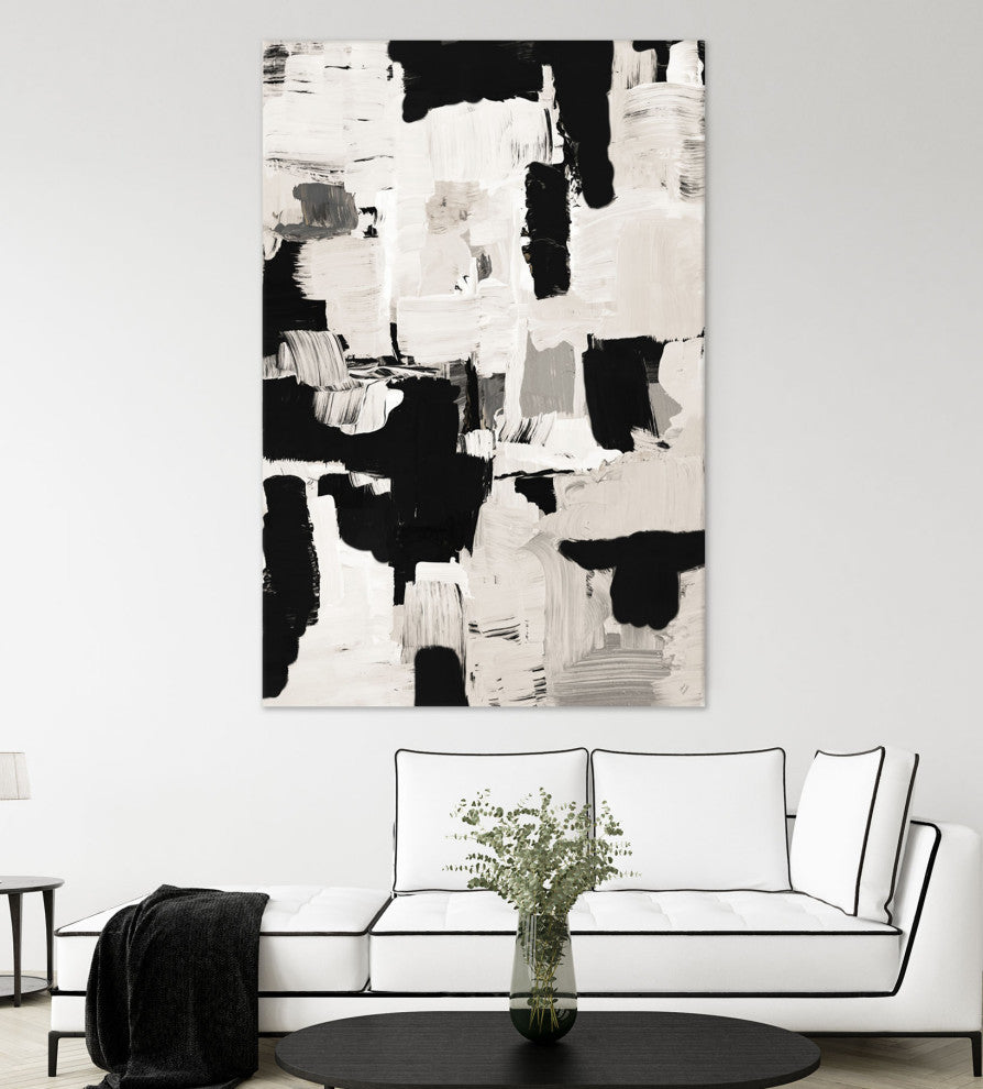 Night Peace Abstract - 84 x 54 by Lanie Loreth