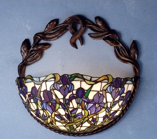 16 5"W Iris Wall Sconce