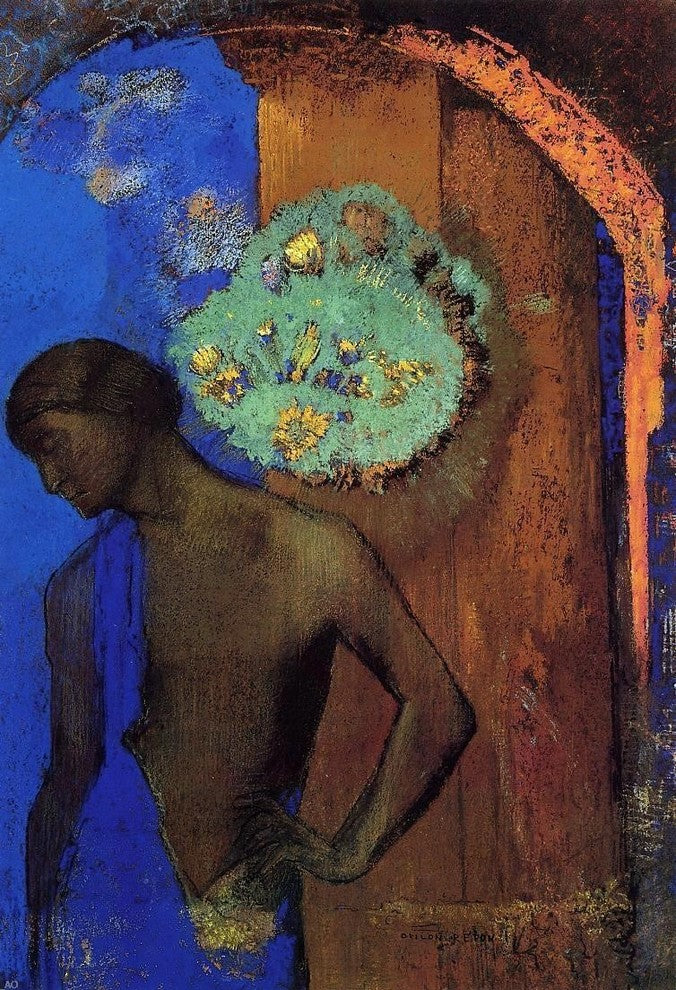 Odilon Redon Saint John Wall Decal