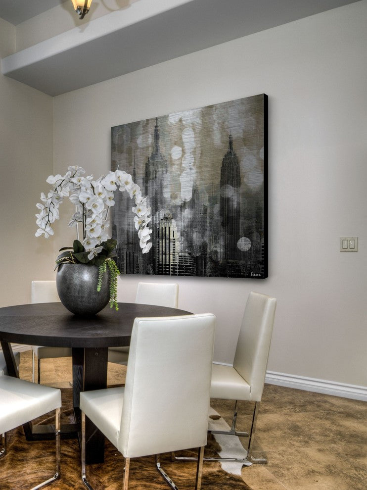 "Empire" Print on Brushed Aluminum, 24"x24"