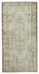 Rug N Carpet - Handmade Anatolian 3' 2" x 6' 6" Distressed Small Area Rug