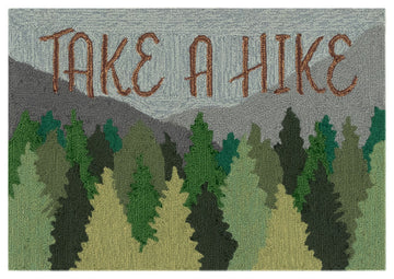 Frontporch Take A Hike Indoor/Outdoor Rug, Forest, 1'8"x2' 6"