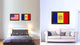 Andorra Country Flag Canvas Print, 19"x27"