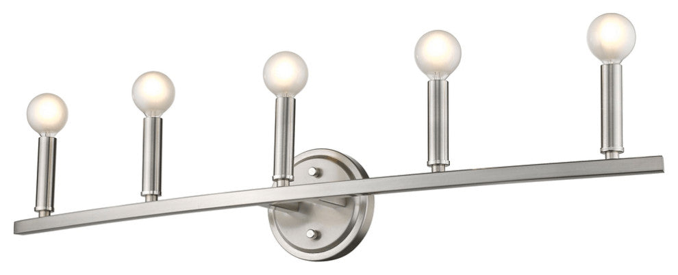 Sawyer 5-Light Satin Nickel Vanity