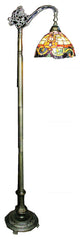 Tiffany-style Rome Reading Lamp