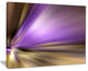 "Bright Purple Shade Upward" Abstract Digital Canvas Print