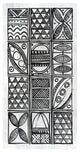 "Patterns of the Amazon VI BW" Digital Paper Print by Kathrine Lovell, 14"x26"