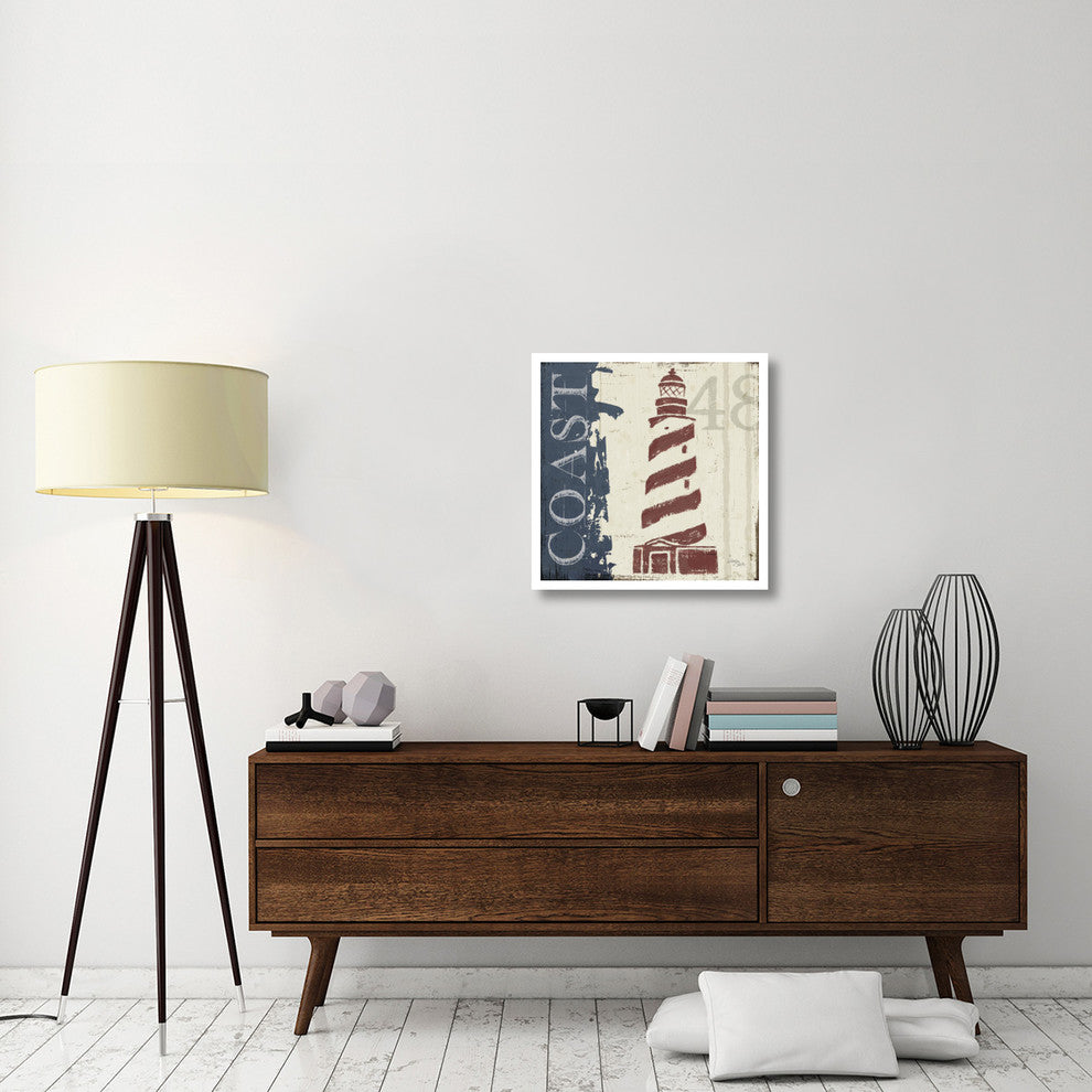 "Nautical V" Digital Paper Print by Wellington Studio, 26"x26"