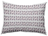 Holly Stripes Accent Pillow, Light Purple, 14"x20"