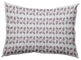 Holly Stripes Accent Pillow, Light Purple, 14"x20"