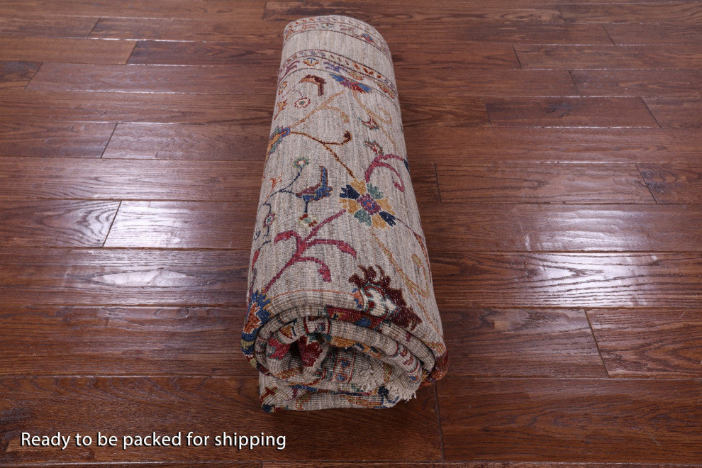5' 7" X 7' 9" Hand-Knotted Persian Tabriz Wool Rug Q9889