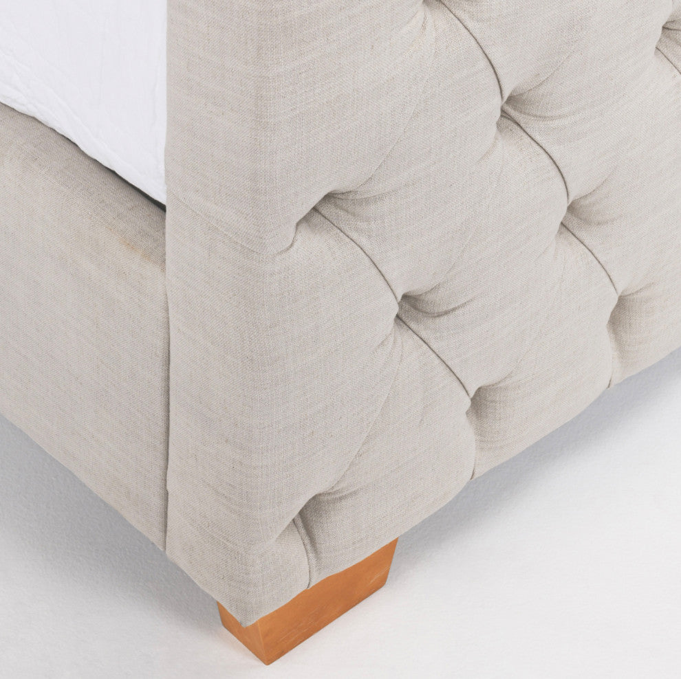 Lana Tufted Queen Bed Frame