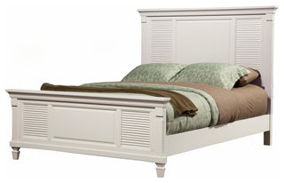 Winchester Queen Shutter Pannel Bed, White