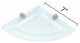 7"x7"Floating Corner Shelf Stripe