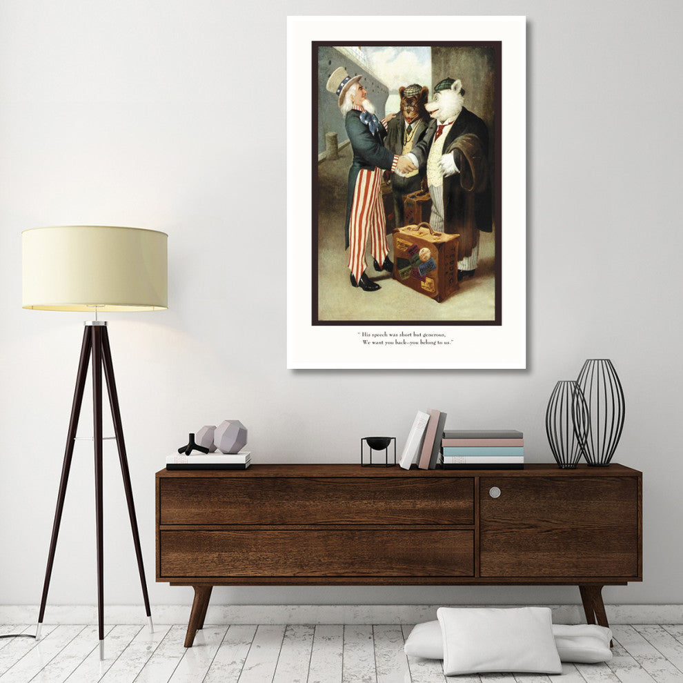 "Teddy Roosevelt's Bears: You Belong to Us" Paper Print by R.K. Culver, 42"x62"