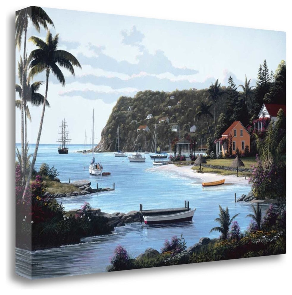 "Island Paradise" By Bill Saunders, Giclee Print on Gallery Wrap Canvas